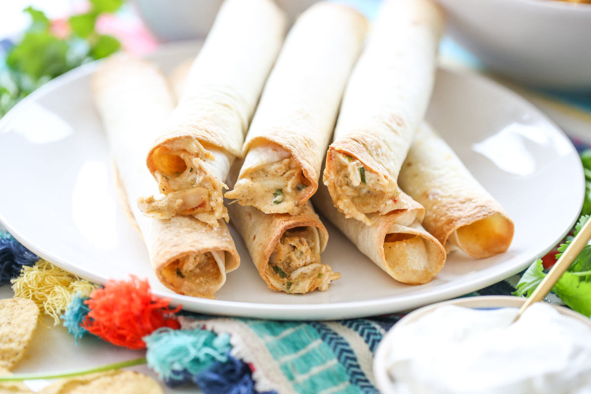 Crispy Baked Creamy Chicken Taquitos: Better Than Takeout Recipe